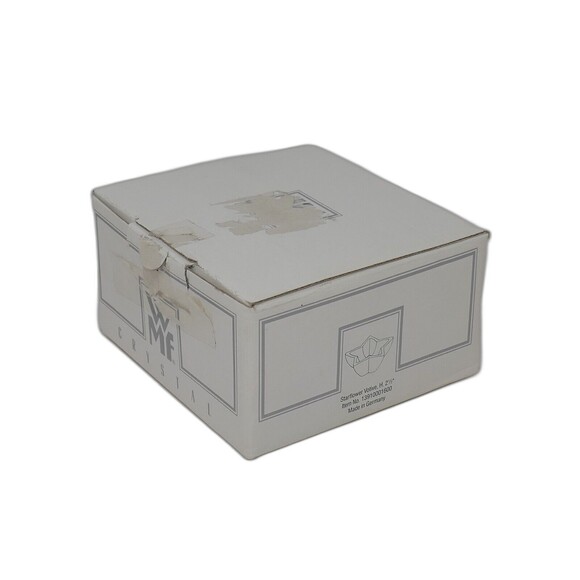 WMF 24% Lead Crystal Starflower Floral Flower Votive Candle Holder - Picture 11 of 11